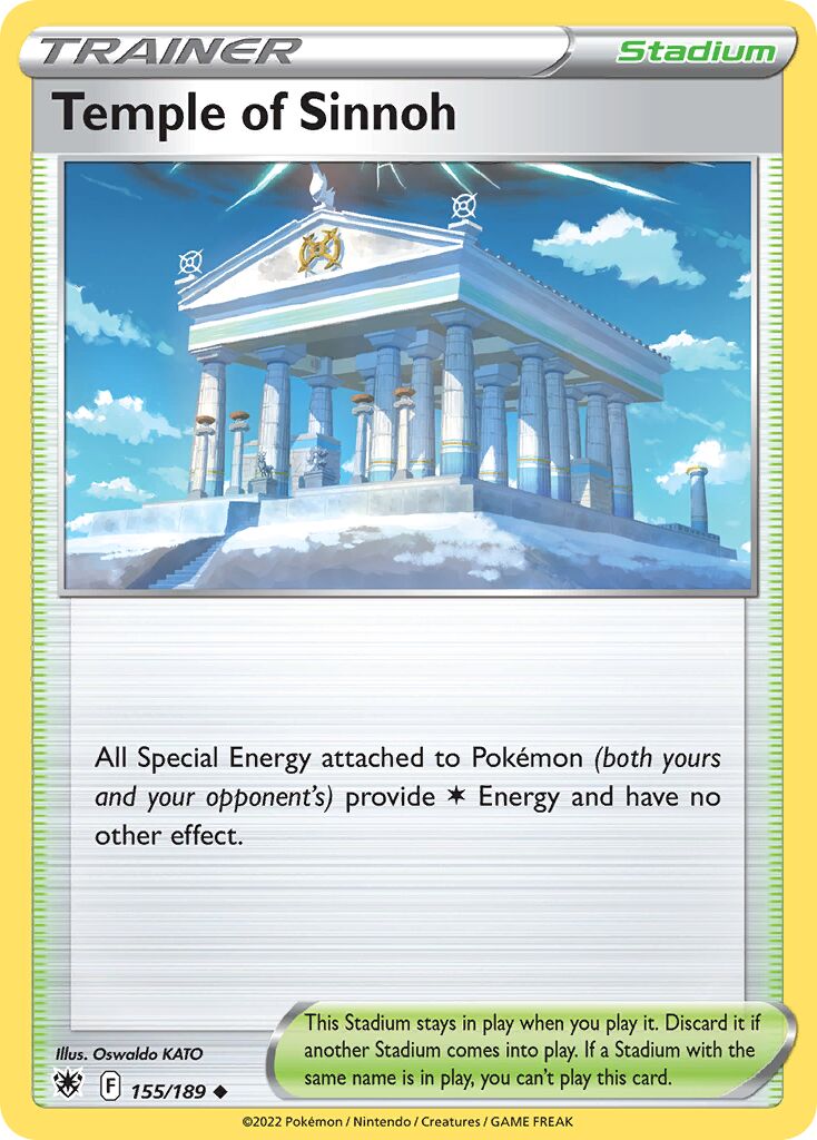 Temple of Sinnoh 155 — Play! Pokémon Prize Pack Series Three (English Pokémon TCG card)