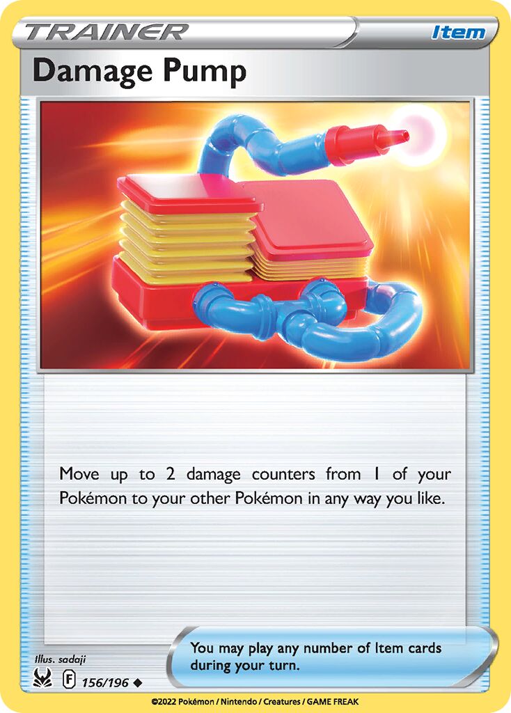 Damage Pump 156 — Play! Pokémon Prize Pack Series Three (English Pokémon TCG card)