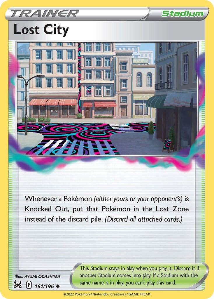 Lost City 161 — Play! Pokémon Prize Pack Series Three (English Pokémon TCG card)