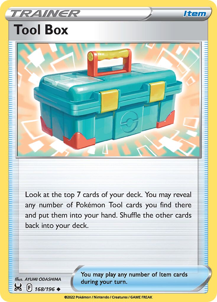 Tool Box 168 — Play! Pokémon Prize Pack Series Three (English Pokémon TCG card)