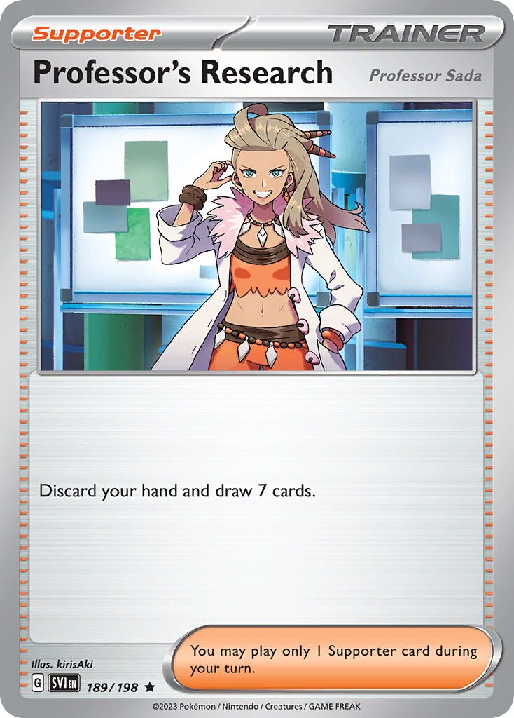 Professor's Research 189 — Play! Pokémon Prize Pack Series Three (English Pokémon TCG card)
