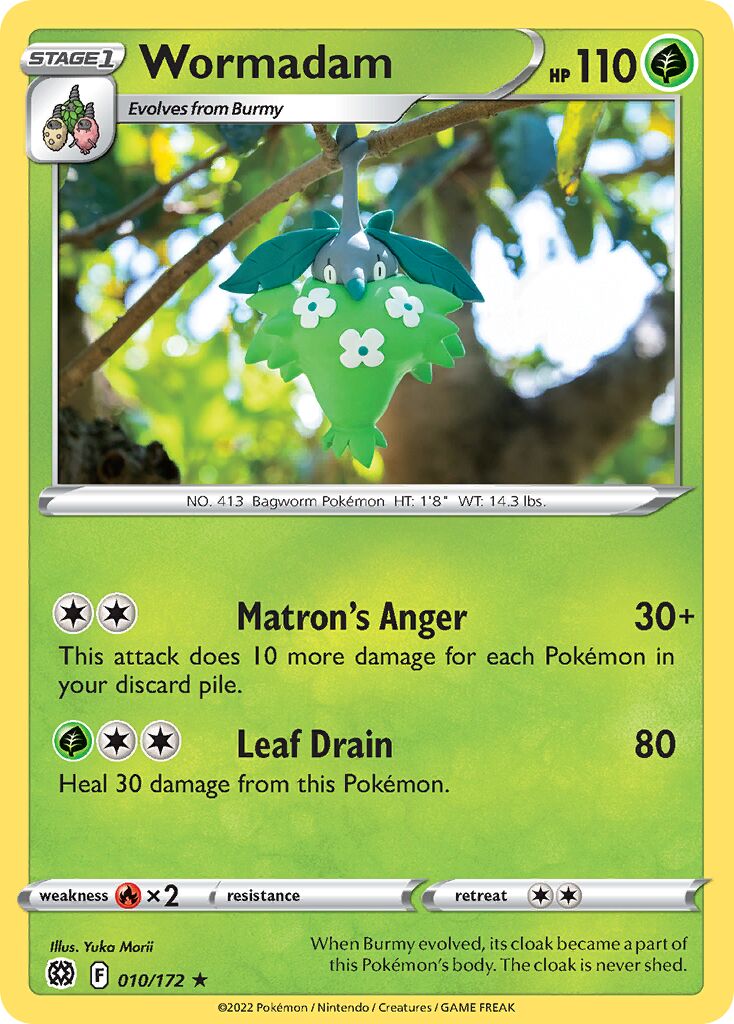 Wormadam 010 — Play! Pokémon Prize Pack Series Two (English Pokémon TCG card)