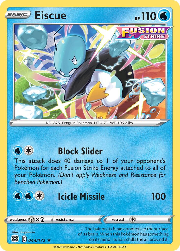 Eiscue 044 — Play! Pokémon Prize Pack Series Two (English Pokémon TCG card)
