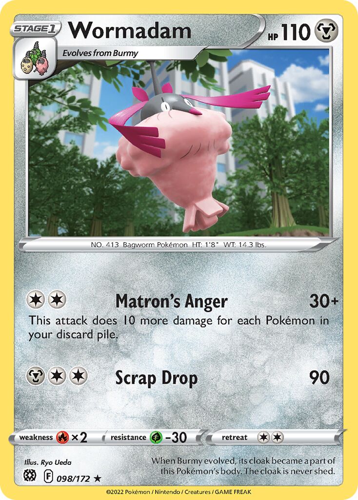 Wormadam 098 — Play! Pokémon Prize Pack Series Two (English Pokémon TCG card)