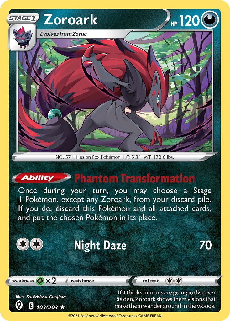 Zoroark 103 — Play! Pokémon Prize Pack Series Two (English Pokémon TCG card)
