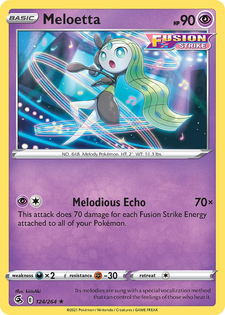 Meloetta 124 — Play! Pokémon Prize Pack Series Two (English Pokémon TCG card)