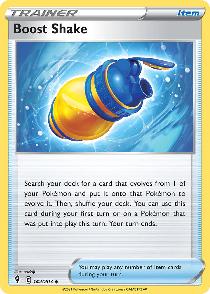 Boost Shake 142 — Play! Pokémon Prize Pack Series Two (English Pokémon TCG card)