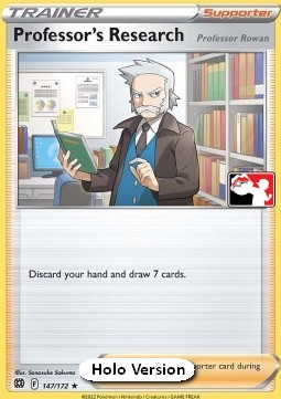 Professor's Research 147 — Play! Pokémon Prize Pack Series Two (English Pokémon TCG card)