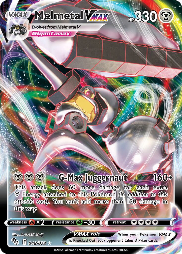 Melmetal VMAX 048/88 — Pokémon GO (English Pokémon TCG card)