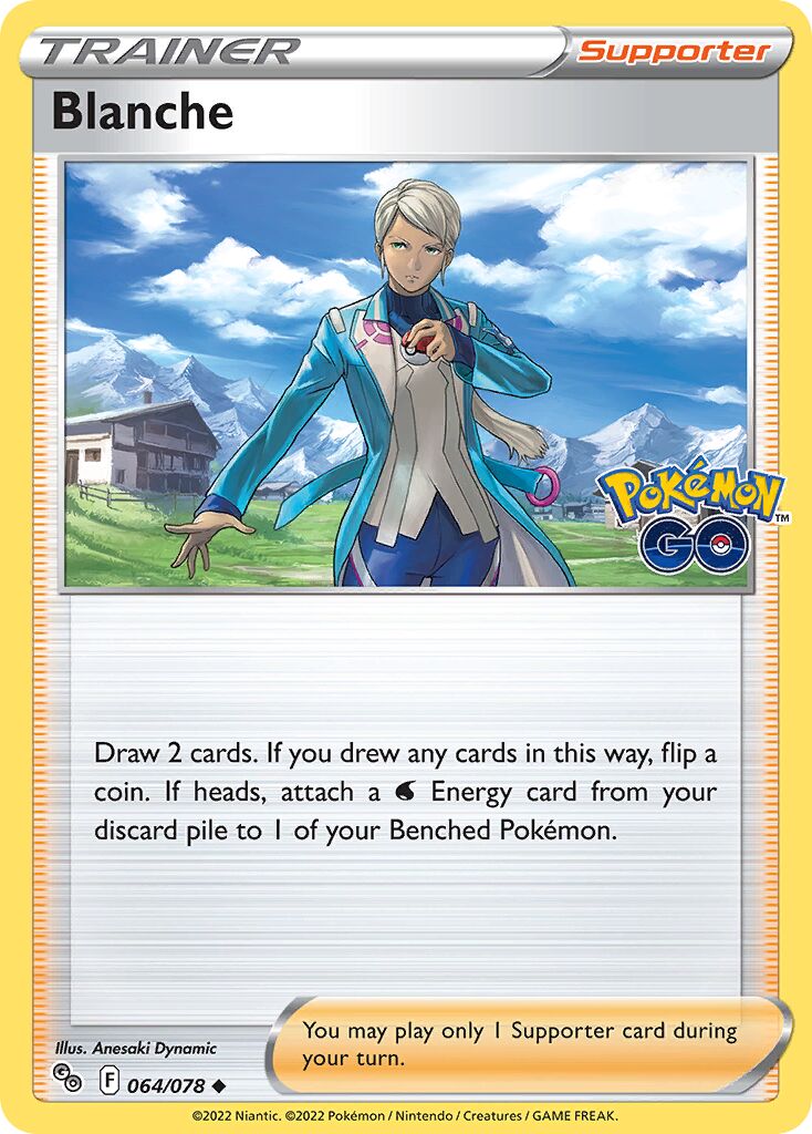 Blanche 064/88 — Pokémon GO (English Pokémon TCG card)
