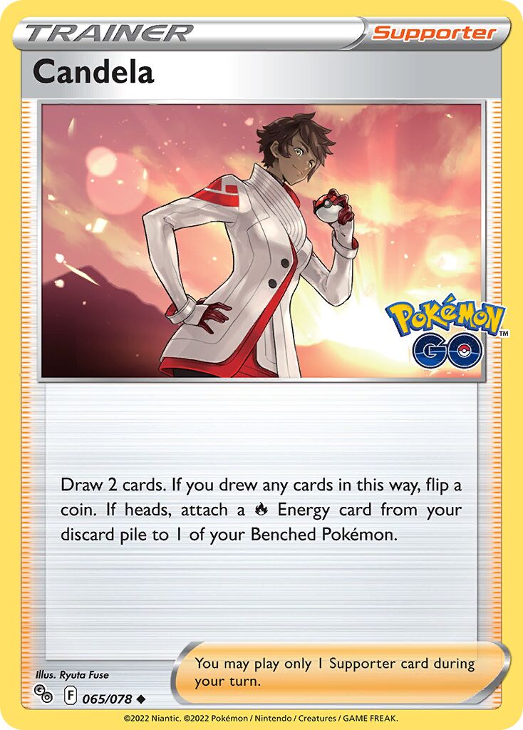 Candela 065/88 — Pokémon GO (English Pokémon TCG card)