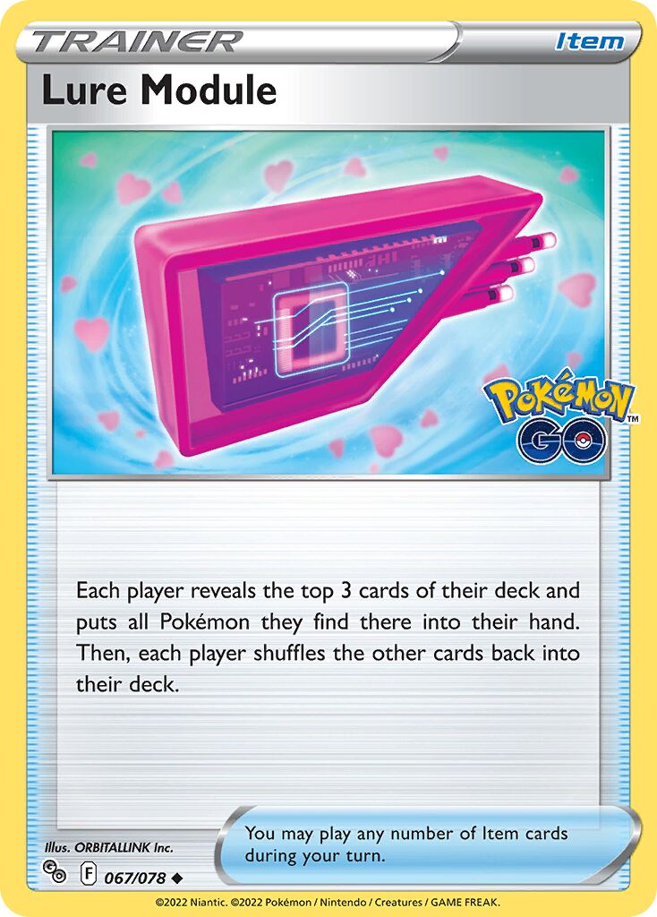 Lure Module 067/88 — Pokémon GO (English Pokémon TCG card)