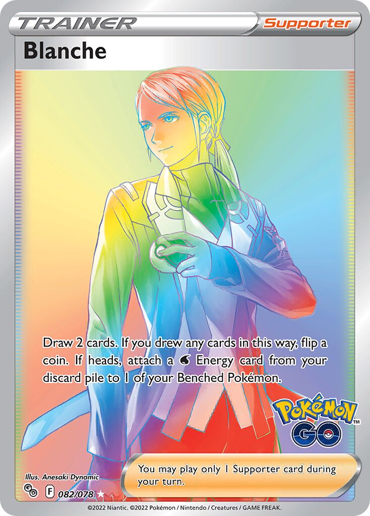 Blanche 082/88 — Pokémon GO (English Pokémon TCG card)