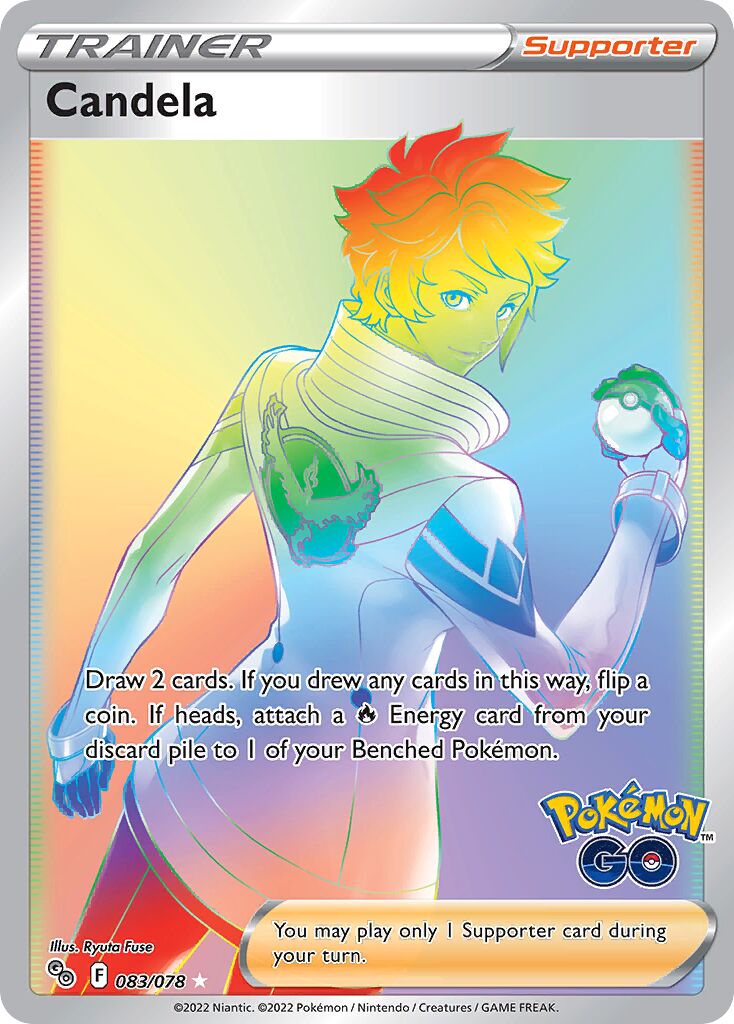 Candela 083/88 — Pokémon GO (English Pokémon TCG card)