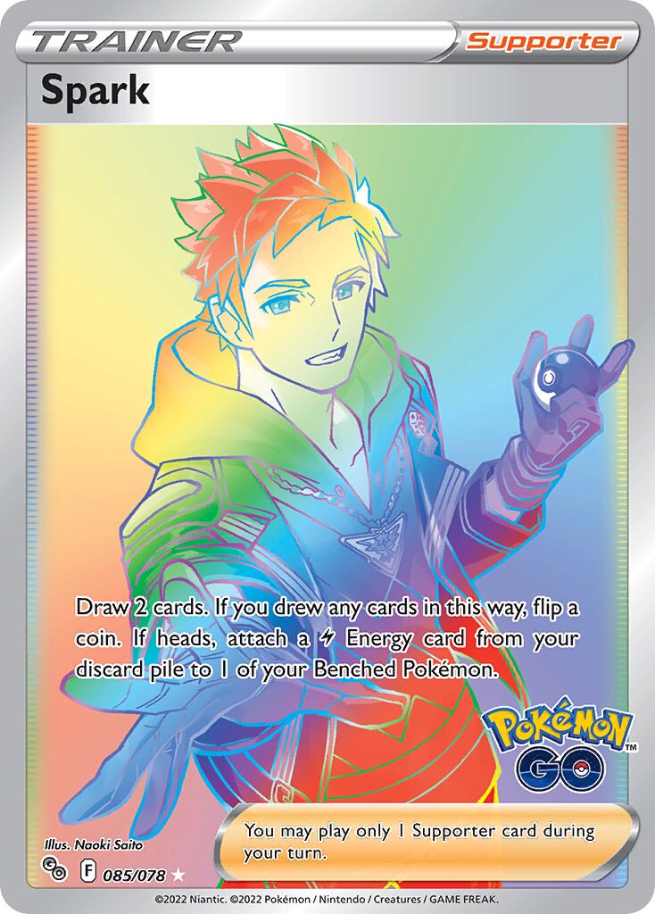 Spark 085/88 — Pokémon GO (English Pokémon TCG card)
