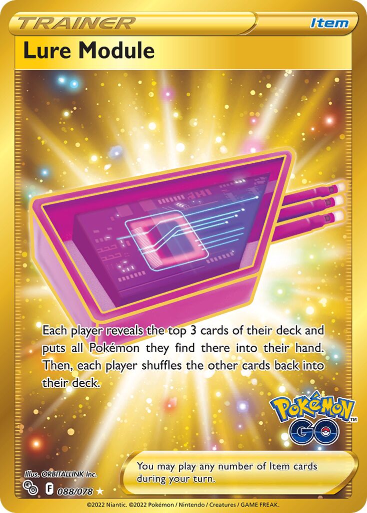 Lure Module 088/88 — Pokémon GO (English Pokémon TCG card)