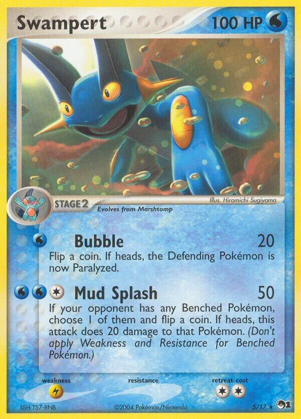 Swampert 005/17 — POP Series 1 (English Pokémon TCG card)