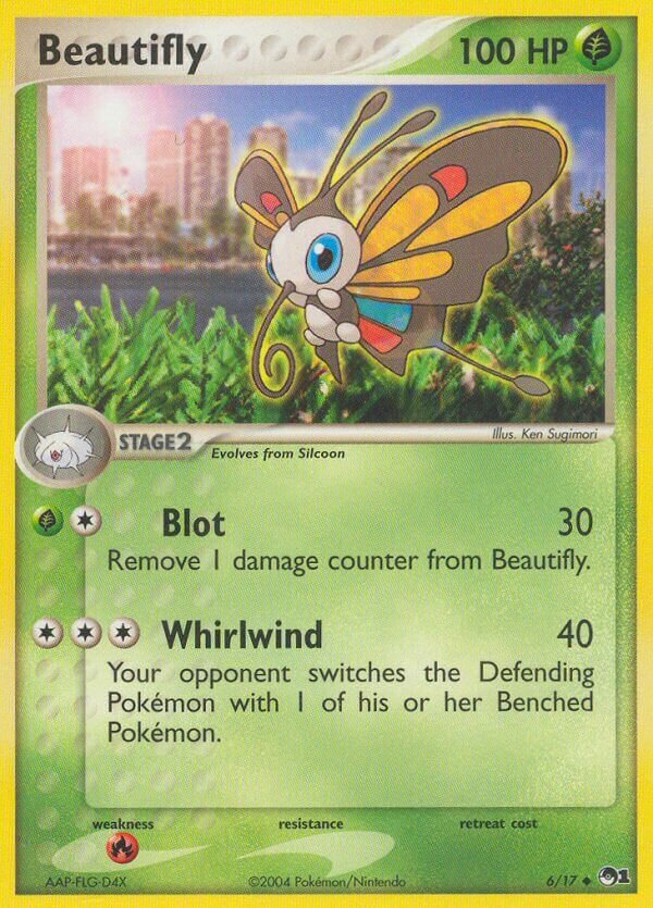 Beautifly 006/17 — POP Series 1 (English Pokémon TCG card)