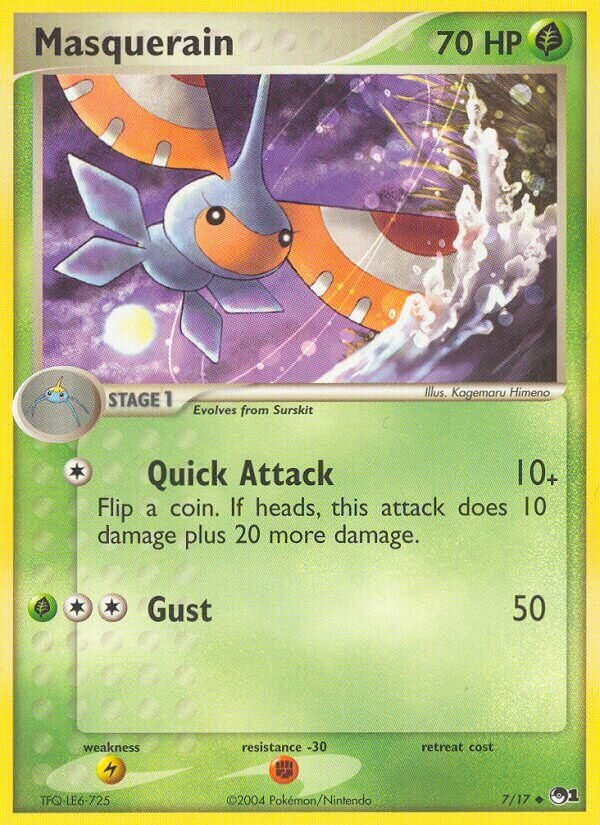 Masquerain 007/17 — POP Series 1 (English Pokémon TCG card)