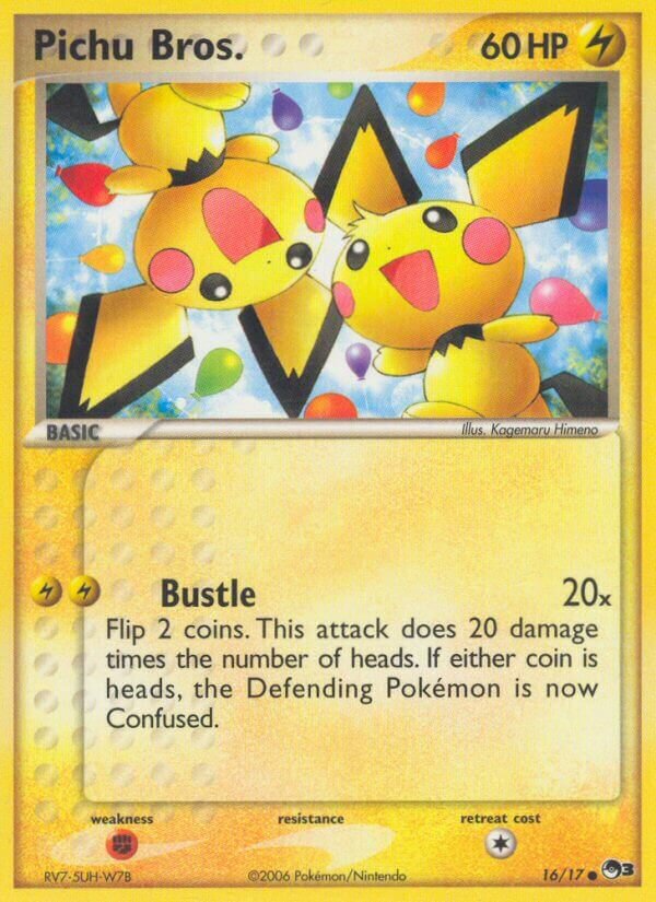 Pichu Bros. Pokémon TCG cards