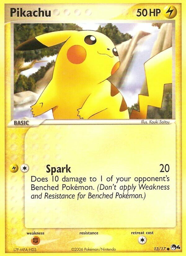 Pikachu 013/17 — POP Series 4 (English Pokémon TCG card)