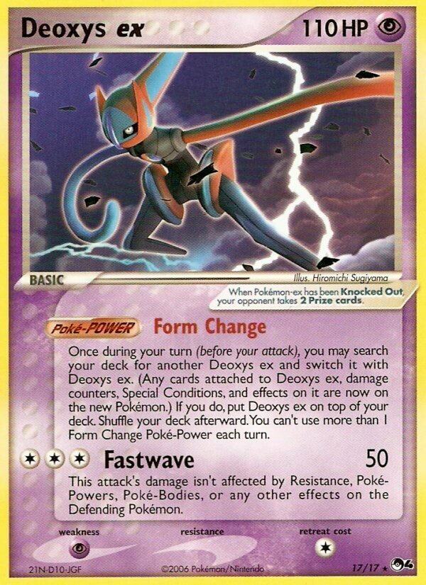 Deoxys ex 017/17 — POP Series 4 (English Pokémon TCG card)