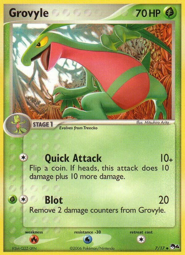 Grovyle 007/17 — POP Series 4 (English Pokémon TCG card)