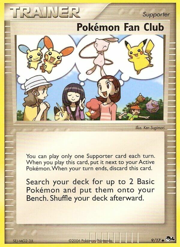 Pokémon Fan Club 009/17 — POP Series 4 (English Pokémon TCG card)