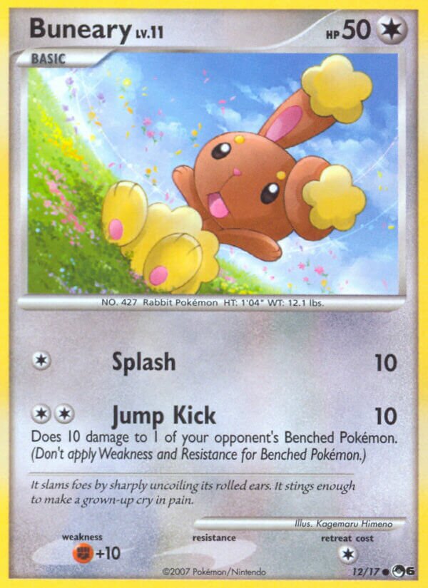 Buneary 012/15 — POP Series 6 (English Pokémon TCG card)