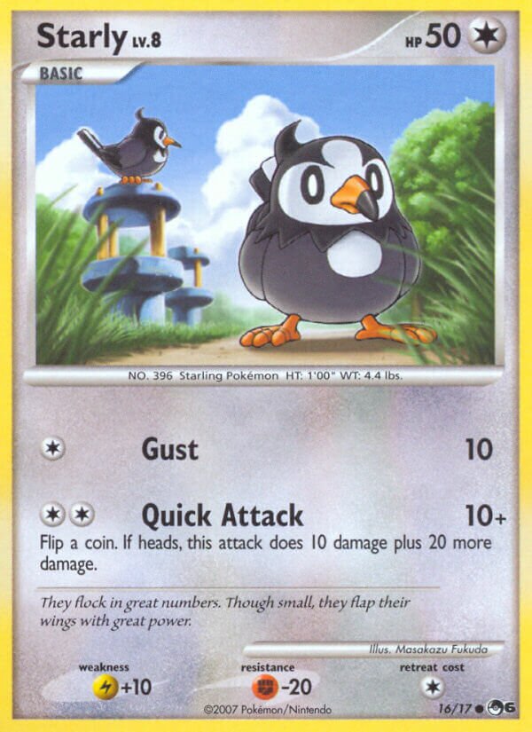 Starly 016/15 — POP Series 6 (English Pokémon TCG card)