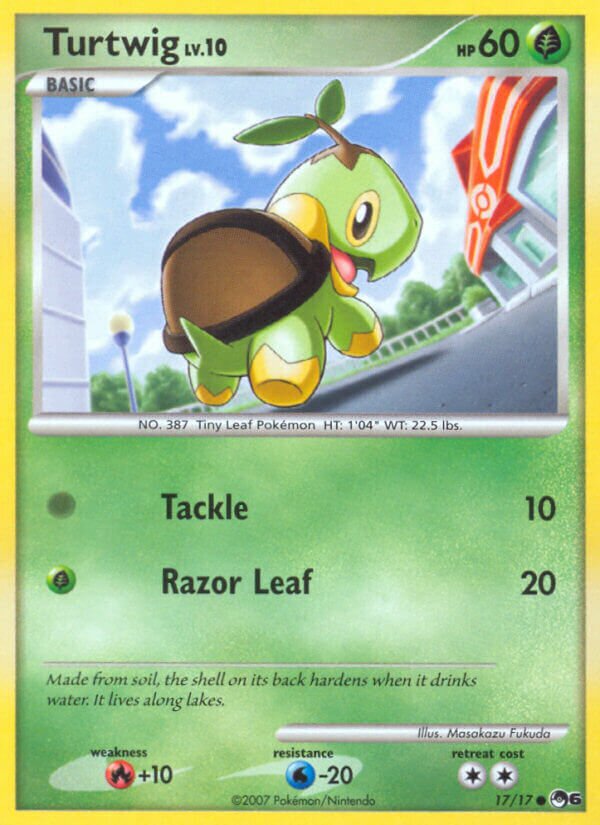 Turtwig 017/15 — POP Series 6 (English Pokémon TCG card)