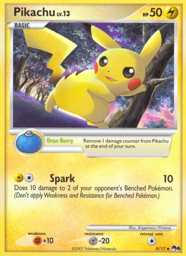 Pikachu 009/15 — POP Series 6 (English Pokémon TCG card)