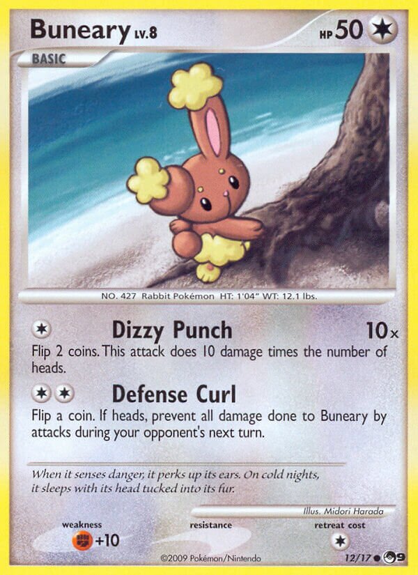 Buneary 012/17 — POP Series 9 (English Pokémon TCG card)