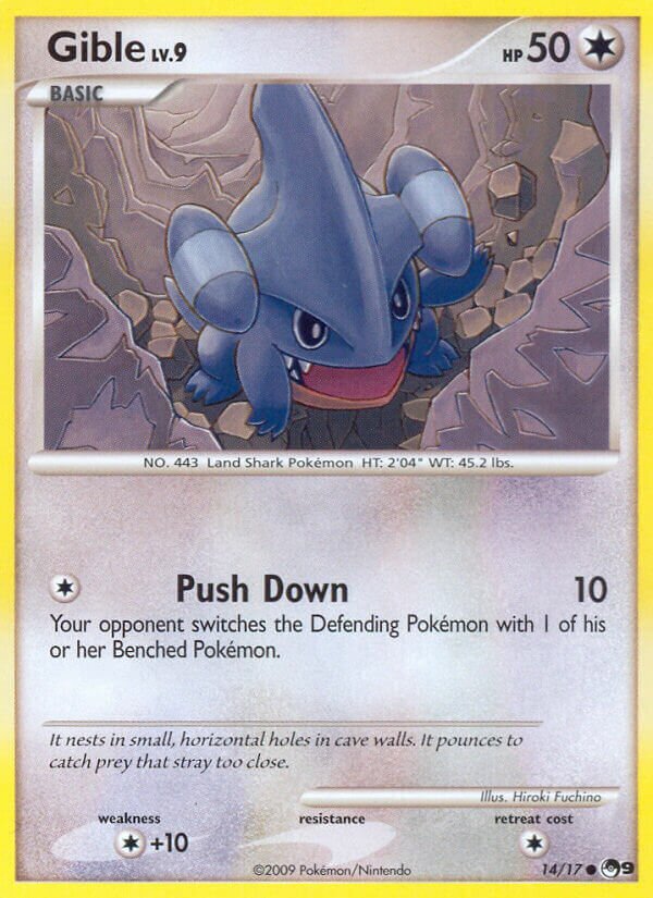 Gible 014/17 — POP Series 9 (English Pokémon TCG card)