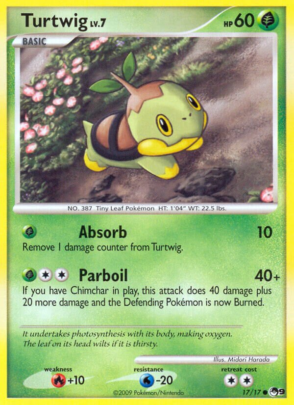 Turtwig 017/17 — POP Series 9 (English Pokémon TCG card)