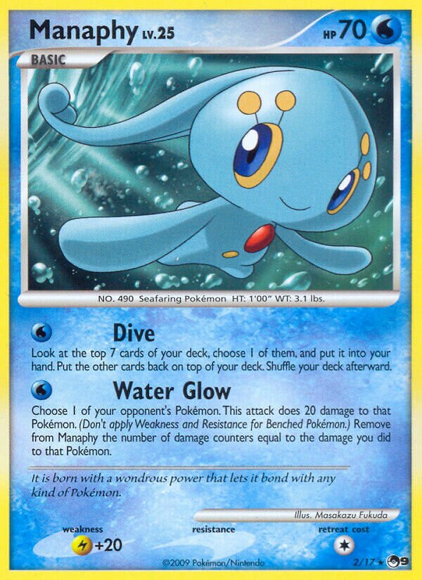 Manaphy 002/17 — POP Series 9 (English Pokémon TCG card)