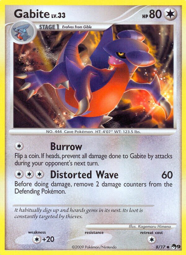 Gabite 008/17 — POP Series 9 (English Pokémon TCG card)