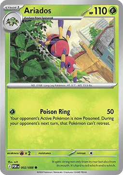 Ariados 002/088 — Perfect Order (English Pokémon TCG card)