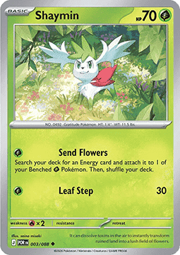Shaymin 003/088 — Perfect Order (English Pokémon TCG card)
