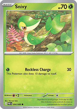 Snivy 004/088 — Perfect Order (English Pokémon TCG card)