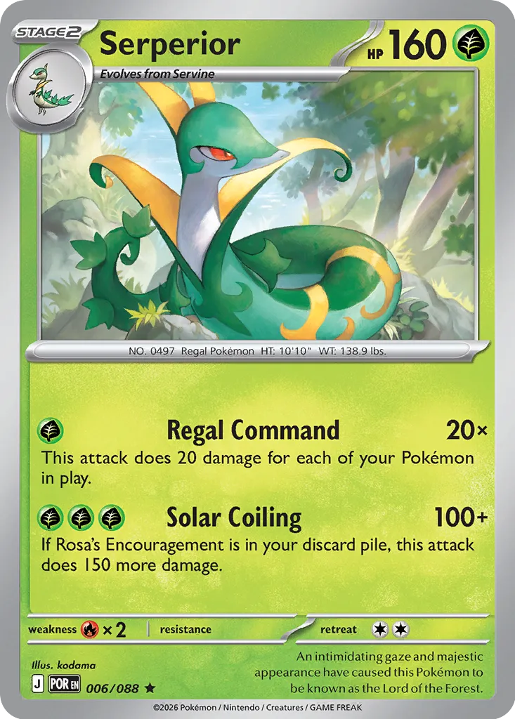 Serperior 006/124 — Perfect Order (English Pokémon TCG card)