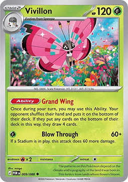 Vivillon 009/088 — Perfect Order (English Pokémon TCG card)
