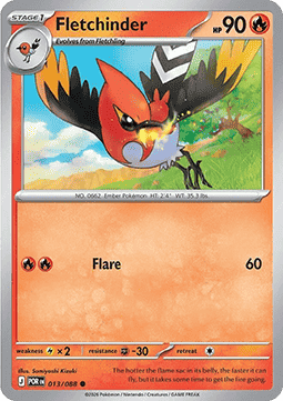 Fletchinder 013/088 — Perfect Order (English Pokémon TCG card)