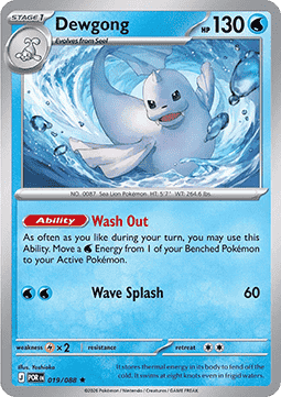 Dewgong 019/088 — Perfect Order (English Pokémon TCG card)