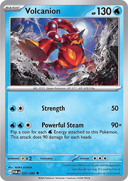 Volcanion 025/088 — Perfect Order (English Pokémon TCG card)