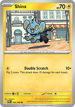 Shinx 026/088 — Perfect Order (English Pokémon TCG card)