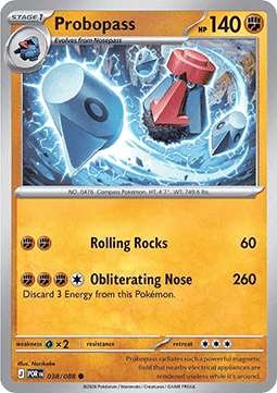 Probopass 038/088 — Perfect Order (English Pokémon TCG card)
