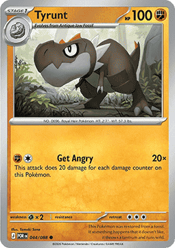 Tyrunt 044/088 — Perfect Order (English Pokémon TCG card)