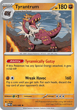 Tyrantrum 045/088 — Perfect Order (English Pokémon TCG card)