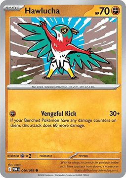 Hawlucha 046/088 — Perfect Order (English Pokémon TCG card)